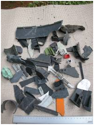 Black polymer mixture